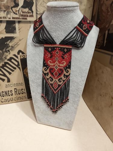 Collier ukrainien Gerdan multicolore pour sublimer vos tenues bohèmes chic