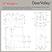 DeerValley Compact One Piece Toilet with Comfortable Seat Height Modern Standard Toilet for Small Bathroom Dual Flush 1.1/1.6 GPF Powerful & Quiet 12'' Rough-In Skirted Toilets
