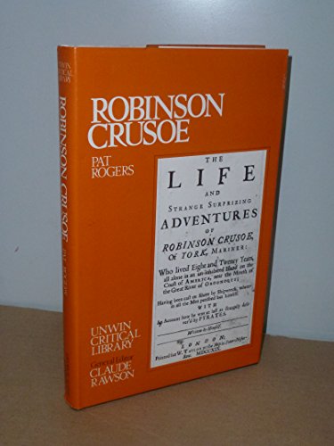 Robinson Crusoe (Unwin Critical Library) 0048000027 Book Cover