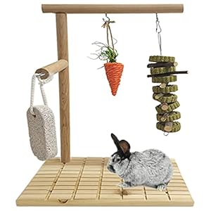 Hamiledyi Rabbit Wood Scratching Bo...