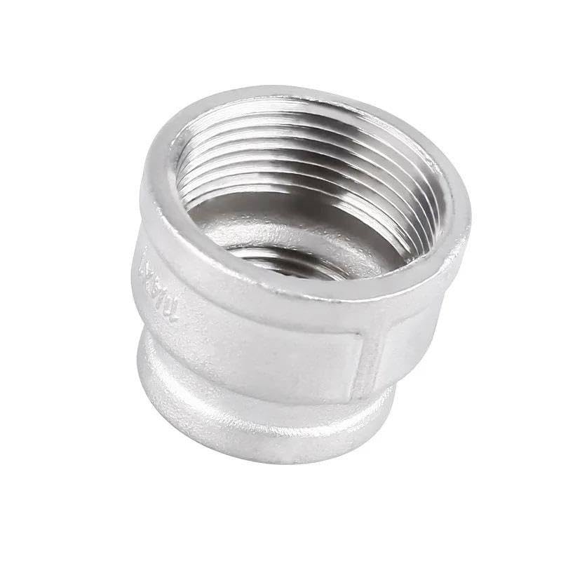 Adaptador de Conector de instalación de tubería de Acero Inoxidable 304, Reductor de Hilo Hembra a Hembra BSP(DN50 DN32)