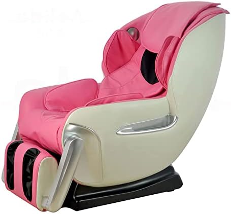 Vvlo Luxury Leisure Massage Chair Massage Chair Recliner Electric 3D Professional Relax Shiatsu Armchair Full Body Zero Gravity Recliner with SL Track for Home Office Pink (Color : Pink)