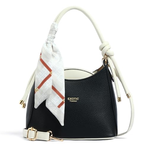 Image of EXOTIC Elara Knot Hobo Shoulder Bag for Women | Textured PU Leather | Detachable Sling Strap | Stylish Everyday Purse