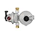 JR Products 07-31525 Compact Low Pressure Two-Stage Automatic Changeover Regulator, White