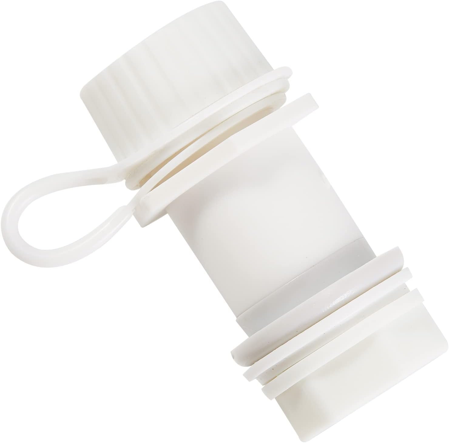 Igloo Cooler Replacement Threaded Drain Plug. Threaded Drain Plug Assembly with Plastic Tethered Cap for Igloo Ice Chest, Replacement Drain Plug for Igloo Cooler.