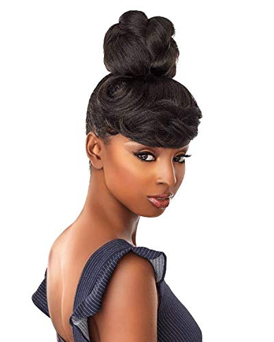 Sensationnel Moño instantáneo de pelo sintético prémium con flequillo - BRIA - F1B30