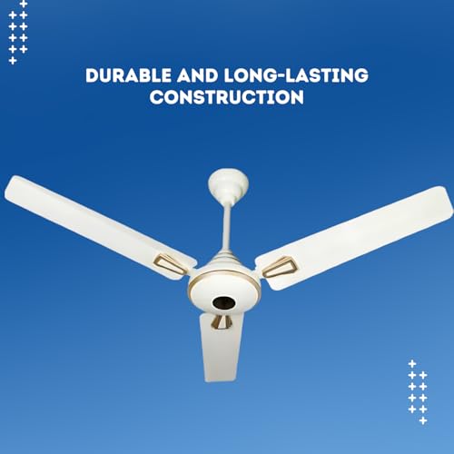 Image of Drumstone [𝟏𝟓 𝐘𝐄𝐀𝐑𝐒 𝐖𝐀𝐑𝐑𝐀𝐍𝐓𝐘 Ceiling Fan - Decorative Design with Elegant Looks, High Air Delivery, Energy Saving, and 100% Pure Copper Motor for Efficient Performance