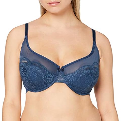 Charnos Women's Delice Plunge Bra with Lace Cover