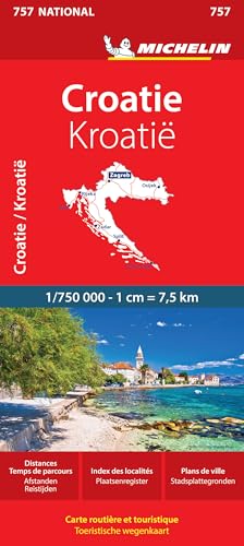 Carte Nationale Croatie / Kroatië