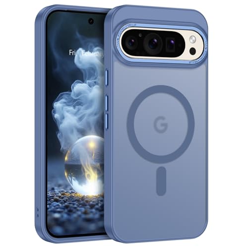 Coque Google Pixel 9 Pro XL BENTOBEN Bleu Sierra antichoc