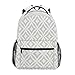 Price comparison product image Kcldeci Floral Pattern Geometric Diamond Shapes Stars Diamonds Kids Backpack for Boys Girls Elementary Schoolbag Kindergarten Bookbags Preschool School Bag Toddler Book Bags Travel Bag