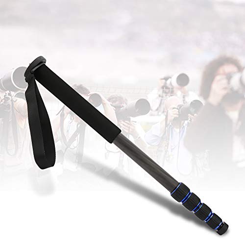Trípode de fibra de carbono C-222, monopié ligero y portátil de 165cm para fotografía DSLR 5