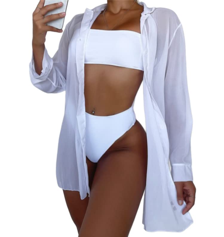 Beachwear Open Kimono Shirt - DN- 522- Length- 30 Inches-image-1