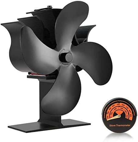 gohantee 4-Blade Heat Powered Stove Fan