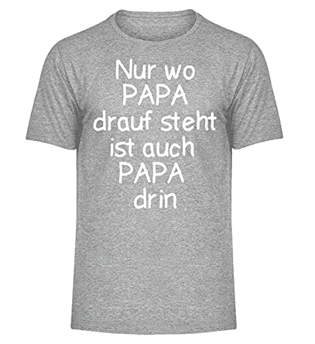 T-Shirt Papa chiné pour homme avec message d'amour XXL