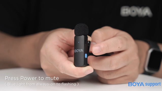 Microfono Lavalier Wireless BOYA BY-V4U Per IPhone/Android - Con Custodia Di Ricarica - Foto 11