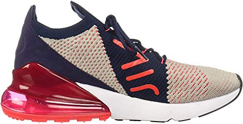 Image of Nike Women's Gymnastics Shoes, Grey Moon Particle Red Orbit Collegiate Navy 200, 7.5 US