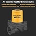 Solenoid Magnet, Solenoid Valve Magnet Tool #TLMKC, Solenoid Valve Troubleshooting Magnet Tool 18mm, Fits Most Industry Valves(Included Cannister Case)