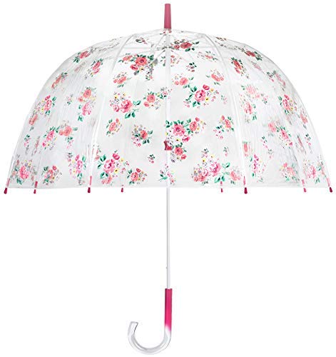 Cath Kidston Grove Bunch Birdcage Clear Dome Shape Ladies Walking Umbrella 8F3755