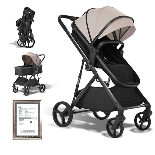 BTYJLEBE ベビーカー AB型 【EN1888安全認証】 両対面 バギー 【6スプリング静音衝