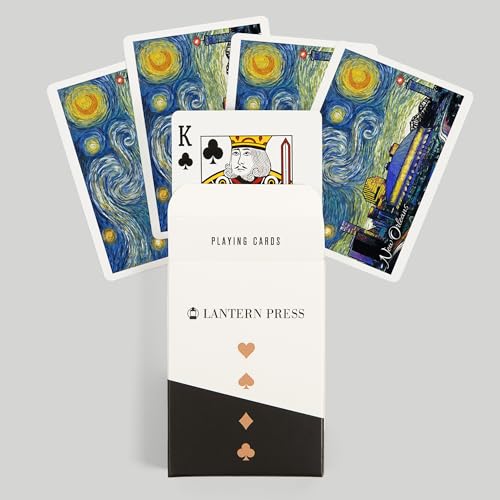 Lantern Press New Orleans, Louisiana, Naipes Póker 52 cartas miniatura 6
