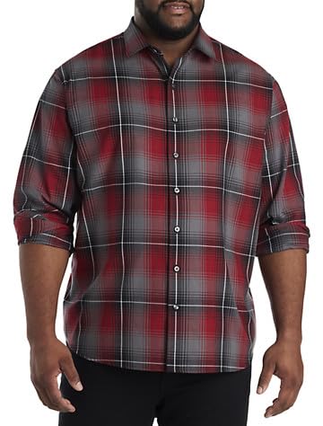 Large Plaid Sport Shirt
