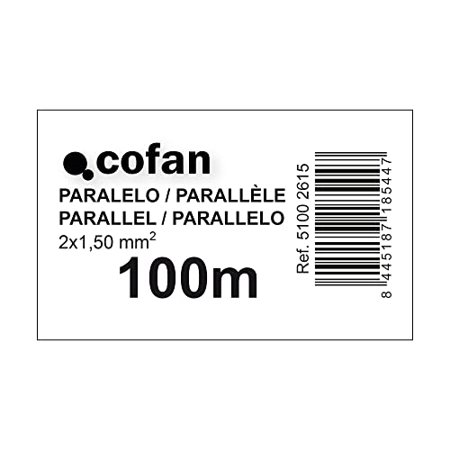 100 m Electric Cable Roll, Red and Black, 2 x 1.5 mm, 100 m - Image 4