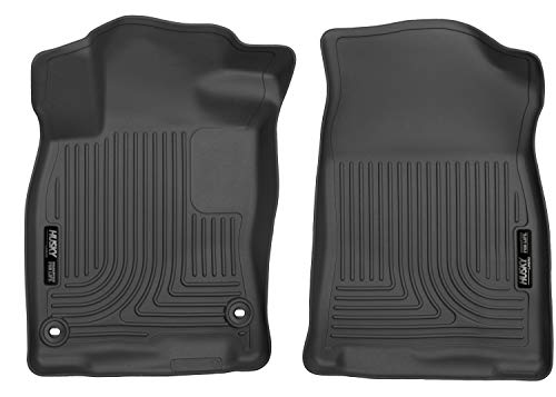 Black Friday - 40% OFF Husky Liners Fits 2016-19 Honda Civic Coupe/Sedan, 2016-18 Honda Civic Hatchback X-act Contour Front Floor Mats,Black,52141