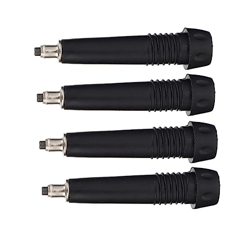 HONMEET 4Pcs Carbon Tungsten Steel Trekking Pole Tips for Hiking Sticks Replacement Walking Sticks Tips Climbing Rod Protectors Durable Trekking Pole Accessories