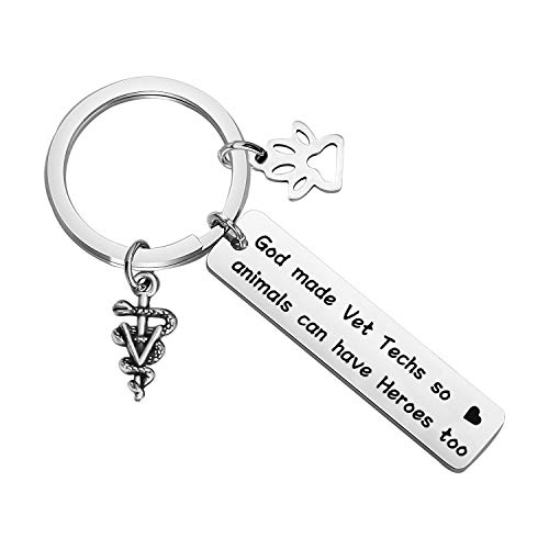 CENWA Veterinarian Gift Vet Tech Appreciation Gift God Made Vet Techs So Animals Can Have Heroes Too