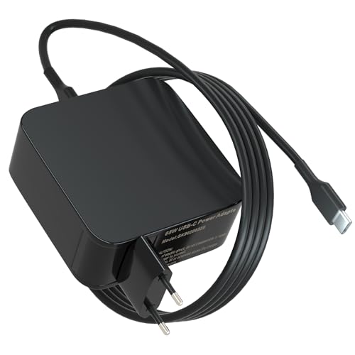 65W Cargador USB C para Huawei Matebook X Pro,MateBook D14 D15 MacBook Pro/Air, Lenovo Thinkpad X1, DELL XPS, HP Chromebook, ASUS Chromebook, Samsung Galaxy, Fuente de alimentación Tipo C de 65W