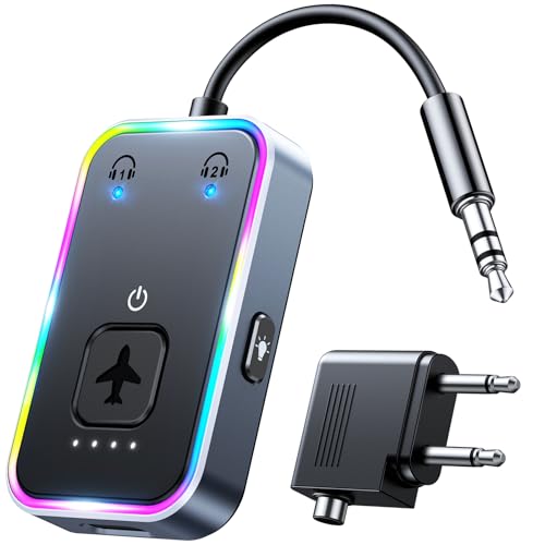ISEYOU Trasmettitore Bluetooth 5.3 con Adattatore AUX