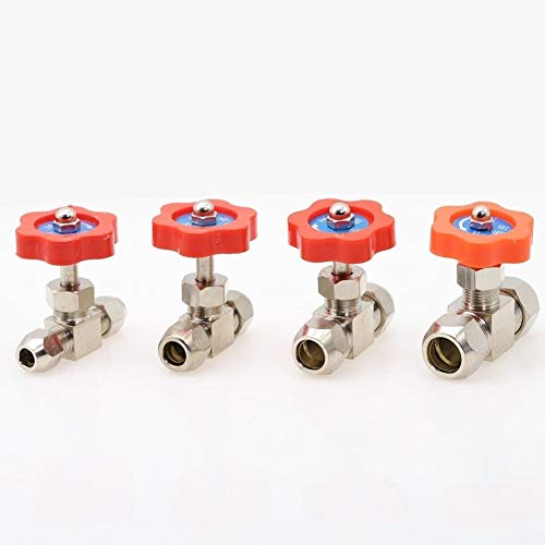 Robinet à aiguille 12mm haute pression en laiton durable pour tuyau - 7