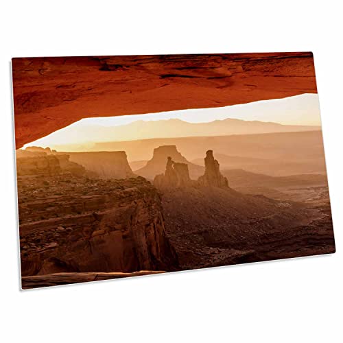 3dRose Morning Sun Mesa Arch Desk Pad