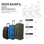Eddie Bauer Expedition Rolling Duffel Bag with Wheels | Travel | Check-In | Luggage | Rugged | Durable - Dark Thyme, 30" - Image 3