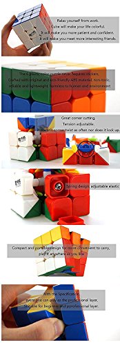 Image of D ETERNAL Cube Combo Set Of 2 3X3 High Speed Stickerless Puzzle Cube For 14 Years And Up, Teen