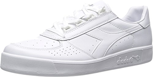 Diadora Men's B.Elite Court Shoe, White/Optical/White Pristine,11 M US