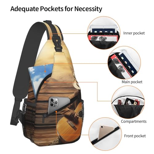 Bolso cruzado occidental para hombres y mujeres miniatura 4