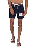 Tommy Hilfiger Blue - Bañador con cordón de ajuste medio, color azul