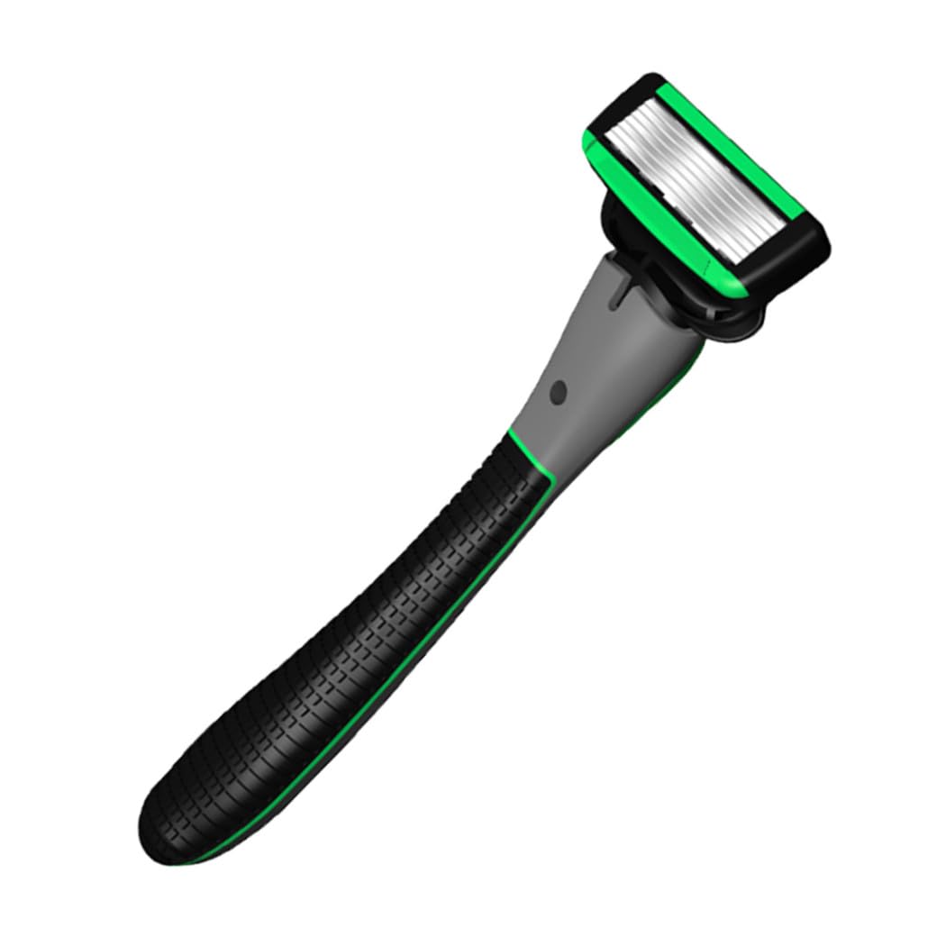 Healeved 5 Sätze Rasierer razor messerscharfer rasierpickel body shaver rasiertuch Menschenlandschaft Gel sicher Rasiermesser mit sieben Klingen Rasierhobelset für Männer Rostfreier Stahl