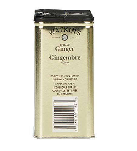 Image of Watkins All Natural Gourmet Ground Ginger Spice Tin, 4.0 Ounce, (pack of 6)