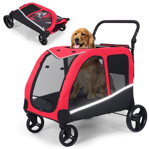 Saudism Stroller for Large Dogs