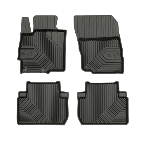 FROGUM No.77 Alfombrillas para Coche Alfombras para Mitsubishi Eclipse Cross Desde 2018 | Borde Alto | para Todo el año | Tamaño