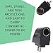 Car Cigarette Lighter to Wall Outlet Adapter - Universal AC to DC Converter - DC12V 500mA Cigarette Lighter Socket Adapter - Standard Power Inverters for Vehicles