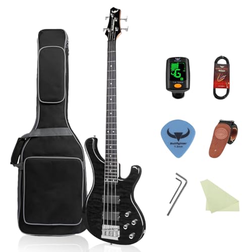 エレキベース 4弦 Amazon | Bullfighter エレクトリックベースギターセット 4弦