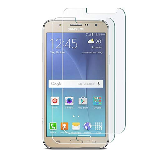 OMOTON Tempered Glass Screen Protector for Galaxy J7(2015 version) -5.5Inch,2 Pack
