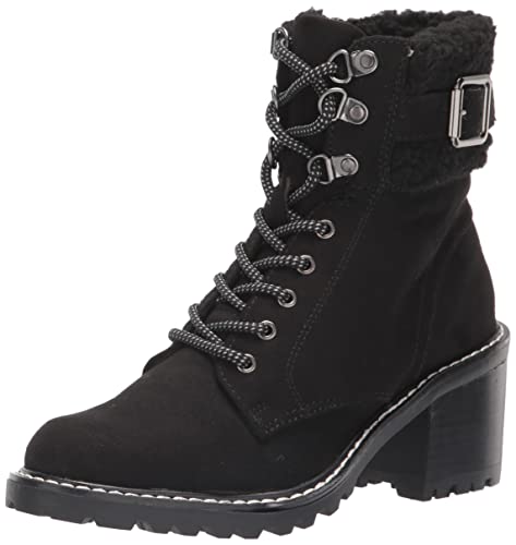 Bottines de cheville Madden Girl Jansenn en textile noir pour un look moderne