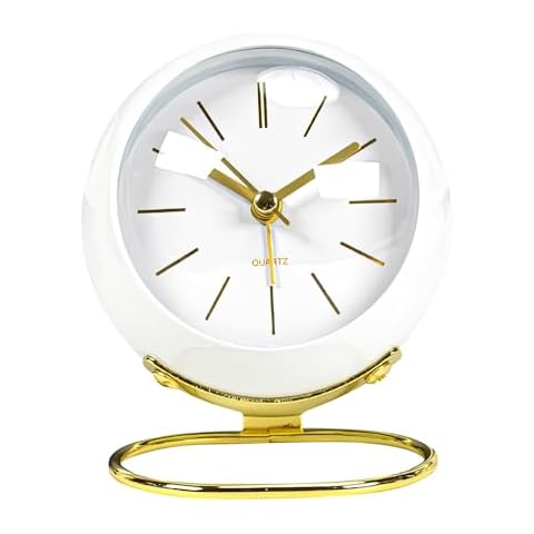 Kinberry Silent Alarm Clock with Night Light Cover