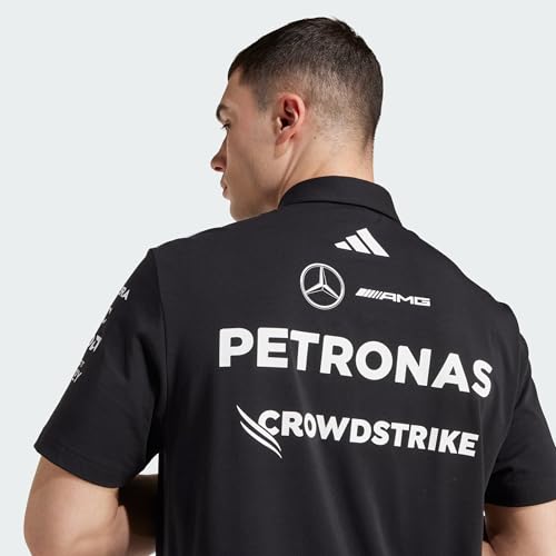 Image of adidas Motorsport Mens Polo Shirts | Mer Tm Polo Bm | Black /White |