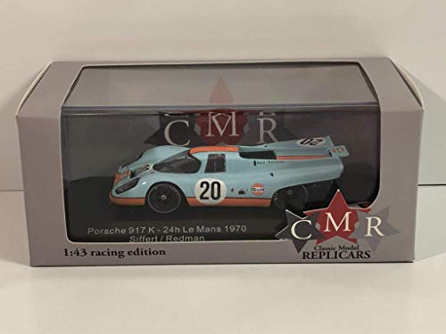 Miniatura CMR Porsche 917 K Gulf 1:43 Azul Claro/ Naranja miniatura 6